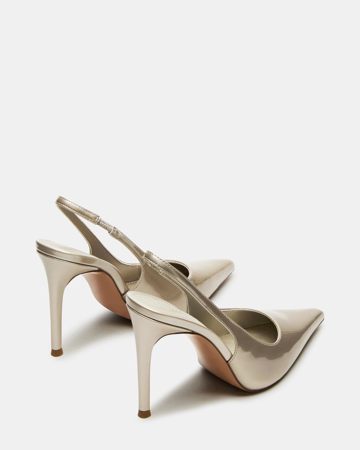 REYES Champagne Slingback Stiletto Pointed-Toe Pump Women's Heel - Steve Madden