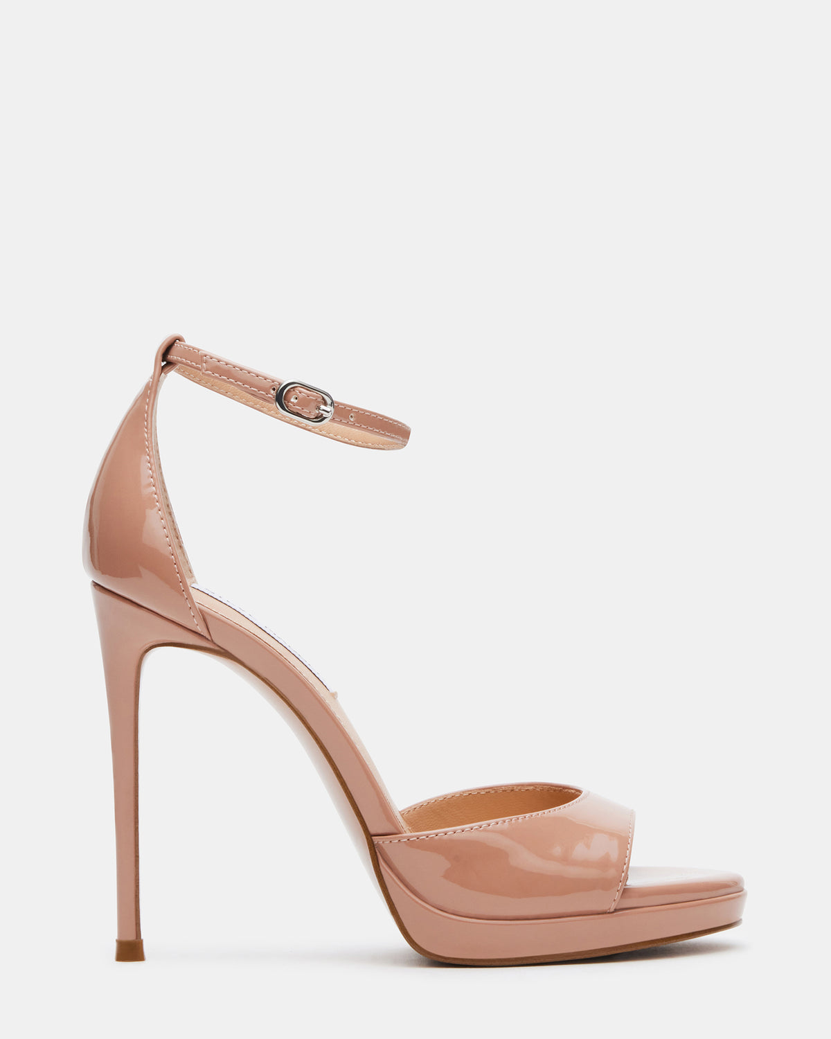 WILEY Blush Patent Women's Open Toe Stiletto Heel - Steve Madden