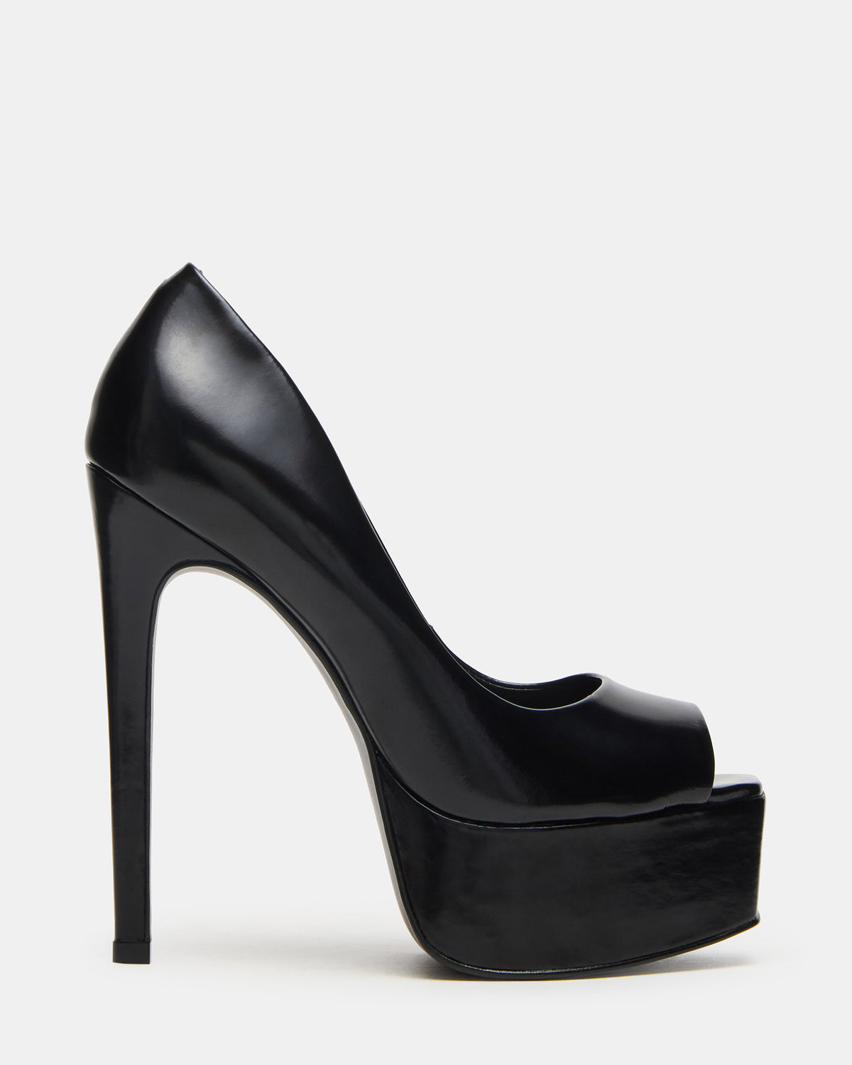IVES Black Box Platform Square-Toe Stiletto Women's Heel - Steve Madden