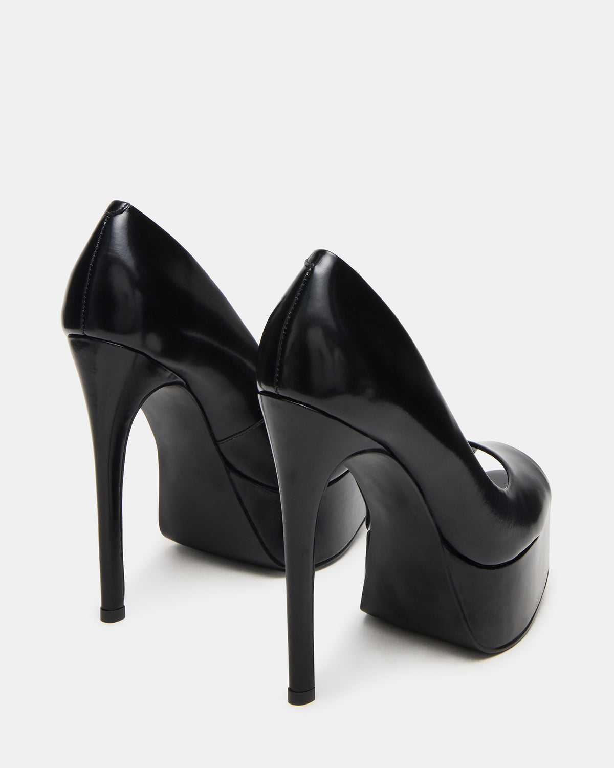 IVES Black Box Platform Square-Toe Stiletto Women's Heel - Steve Madden