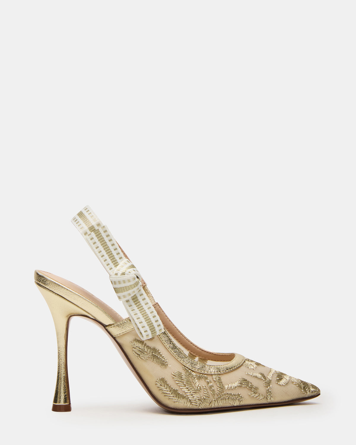 BRI Gold Multi Slingback Pump Women's Heel - Steve Madden