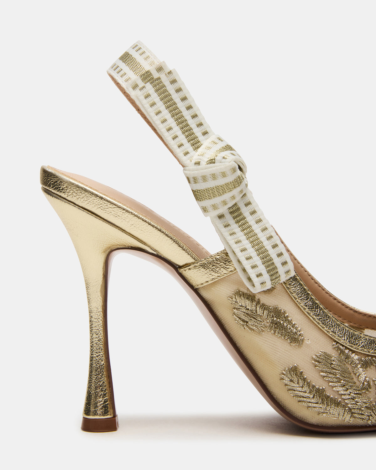 BRI Gold Multi Slingback Pump Women's Heel - Steve Madden