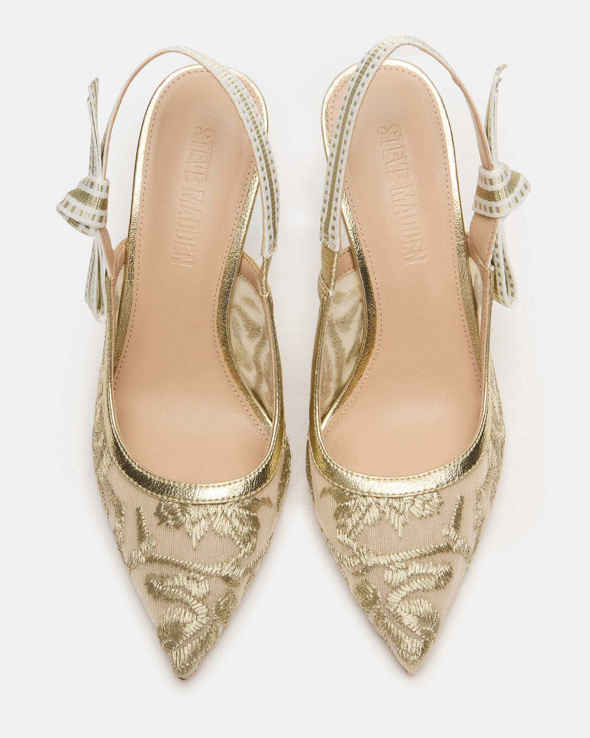 BRI Gold Multi Slingback Pump Women's Heel - Steve Madden