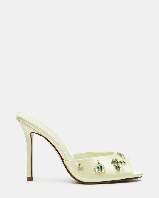PRIYA Butter Yellow Stones Mule Women's Heel - Steve Madden