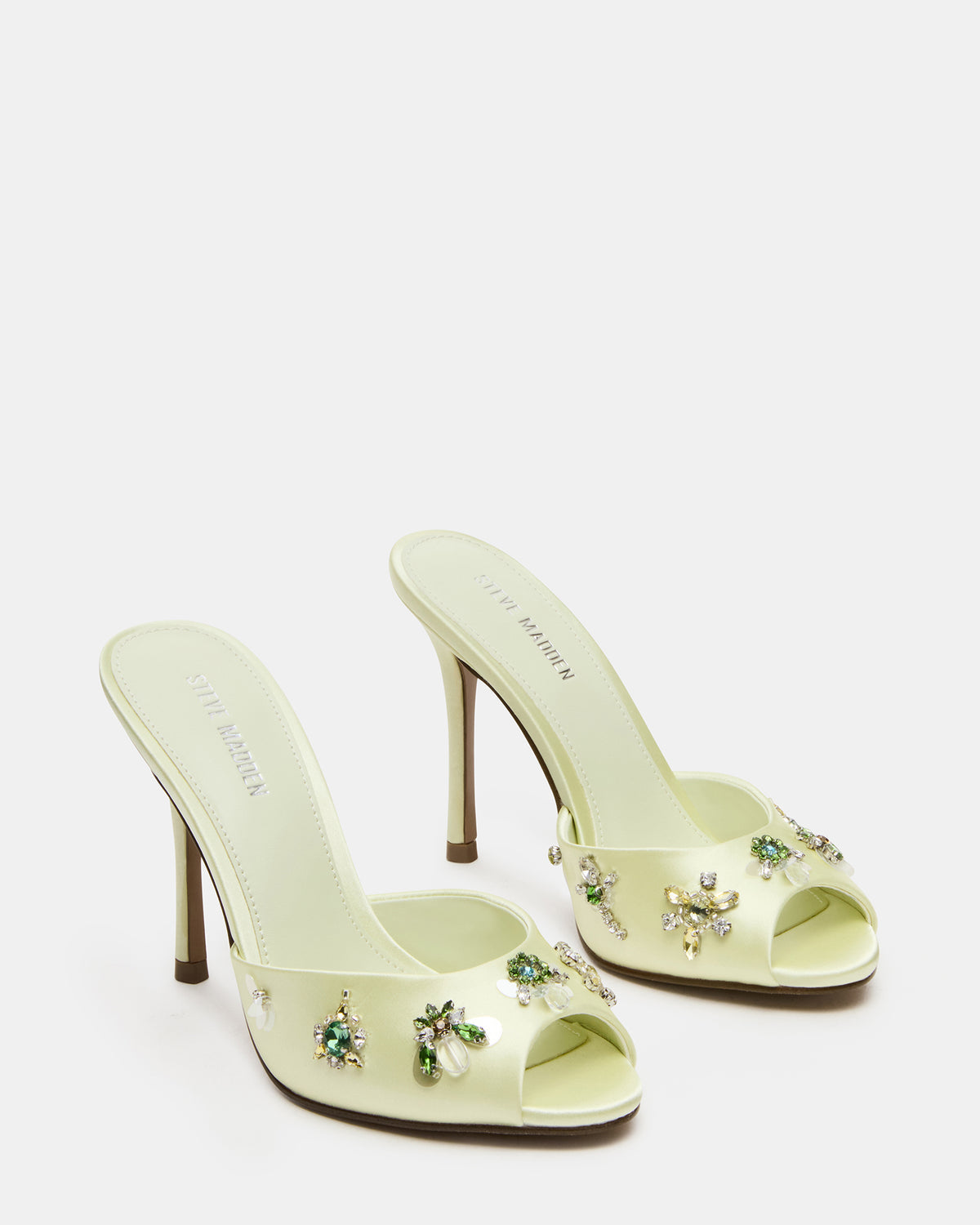 PRIYA Butter Yellow Stones Mule Women's Heel - Steve Madden