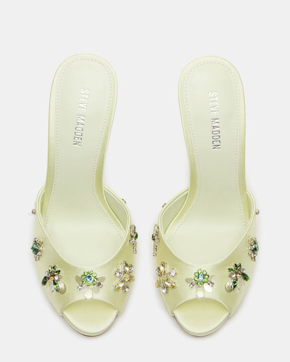 PRIYA Butter Yellow Stones Mule Women's Heel - Steve Madden