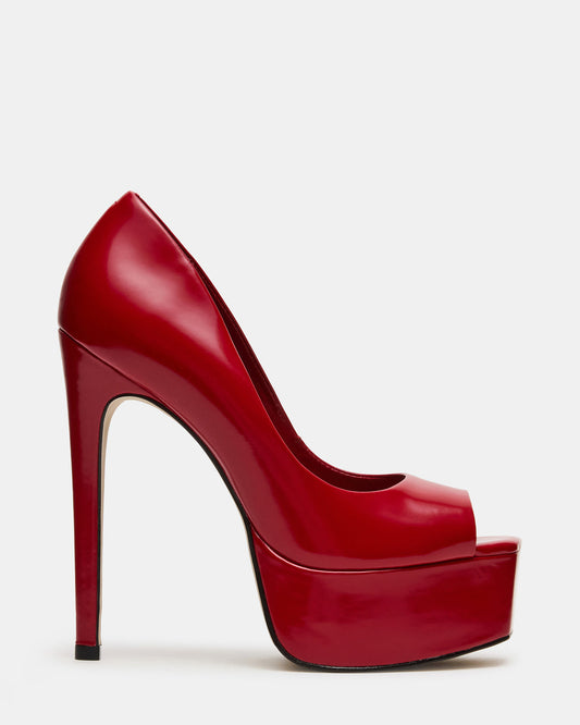 IVES Red Box Platform Square-Toe Stiletto Women's Heel - Steve Madden