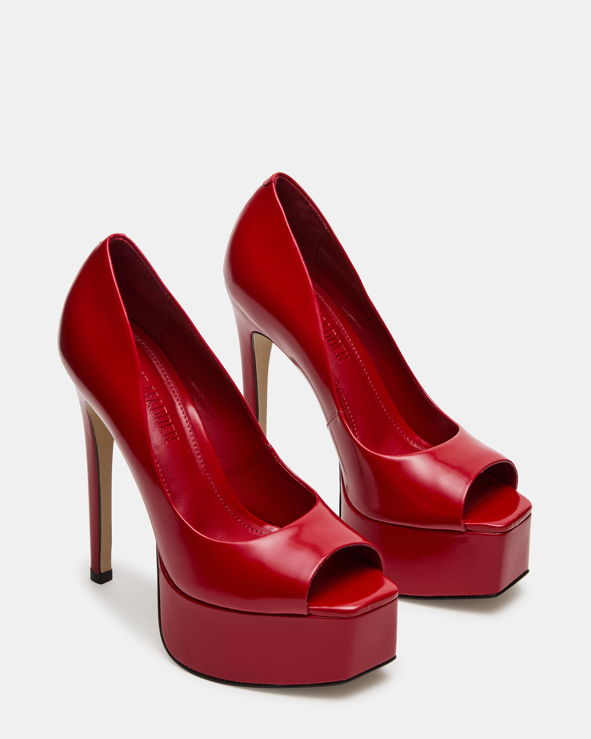 IVES Red Box Platform Square-Toe Stiletto Women's Heel - Steve Madden