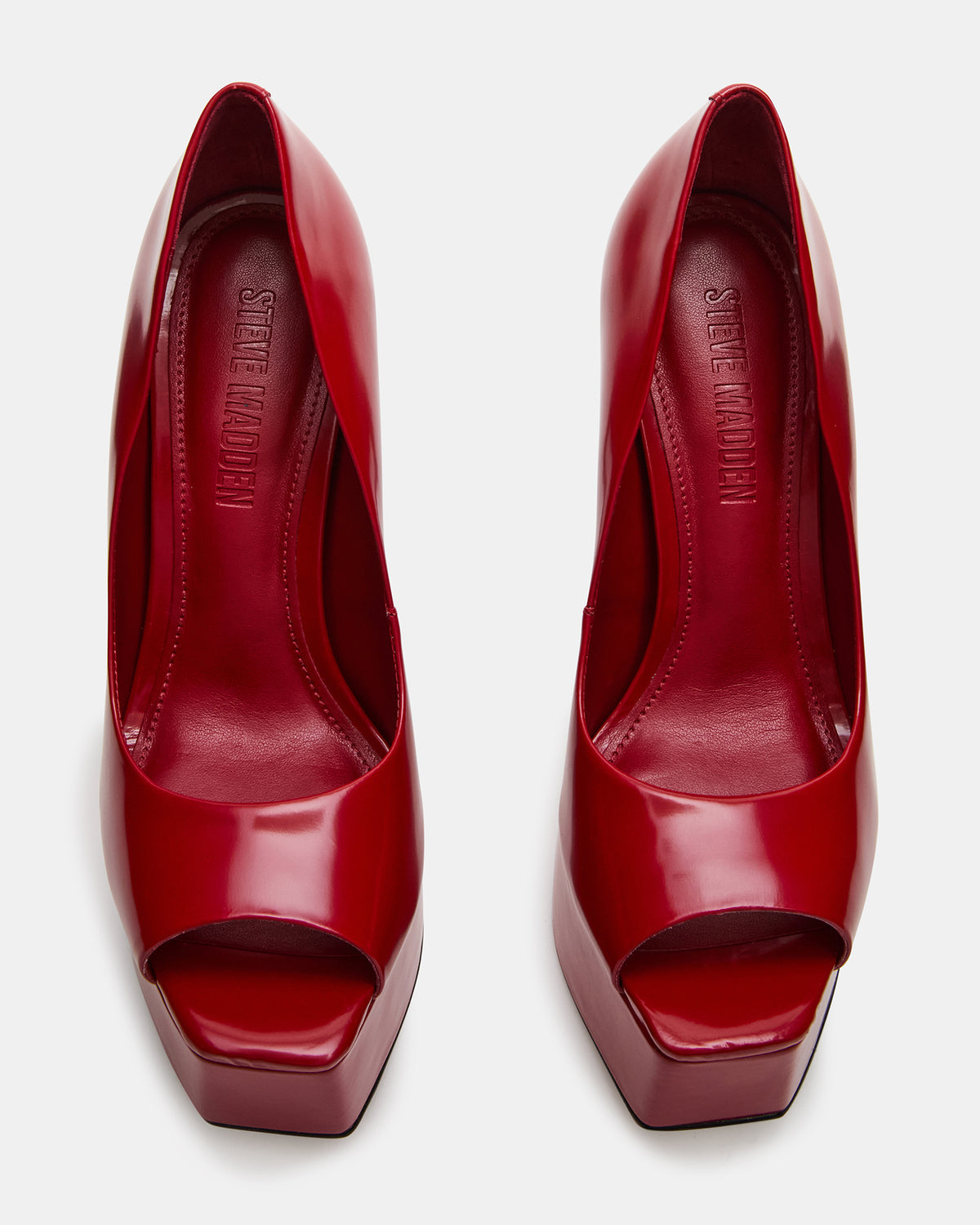 IVES Red Box Platform Square-Toe Stiletto Women's Heel - Steve Madden