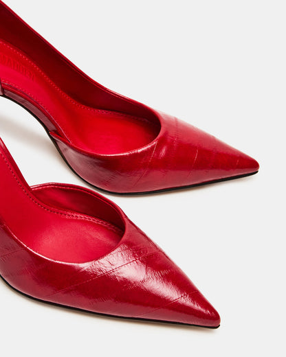 NULA Red Eeel Pointed-Toe Stiletto Pump Women's Heel - Steve Madden