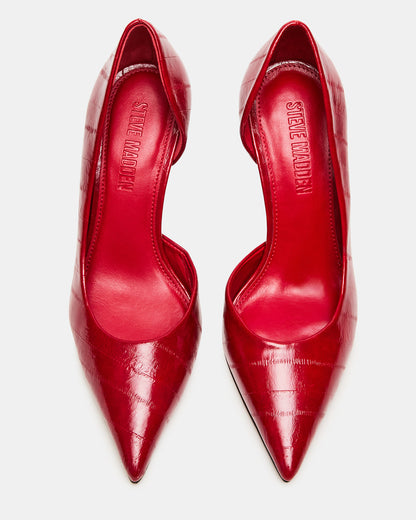 NULA Red Eeel Pointed-Toe Stiletto Pump Women's Heel - Steve Madden