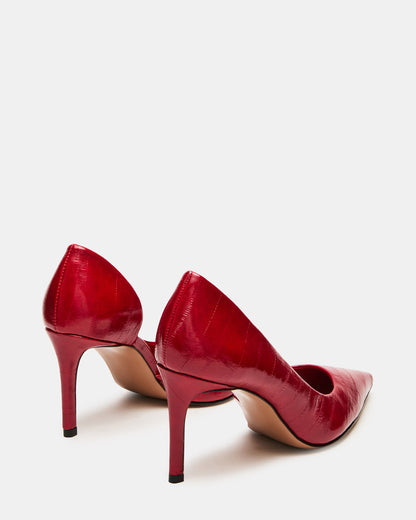 NULA Red Eeel Pointed-Toe Stiletto Pump Women's Heel - Steve Madden