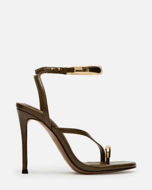 TIA Olive Open-Toe Stiletto Women's Heel - Steve Madden