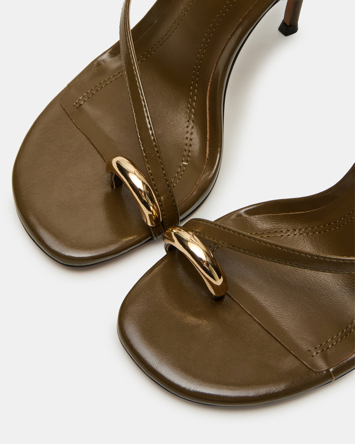TIA Olive Open-Toe Stiletto Women's Heel - Steve Madden
