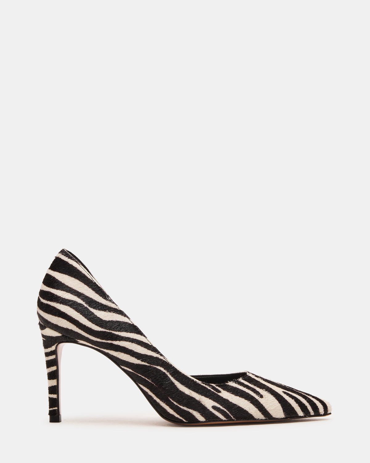 NULA Zebra Pointed-Toe Stiletto Pump Women's Heel - Steve Madden