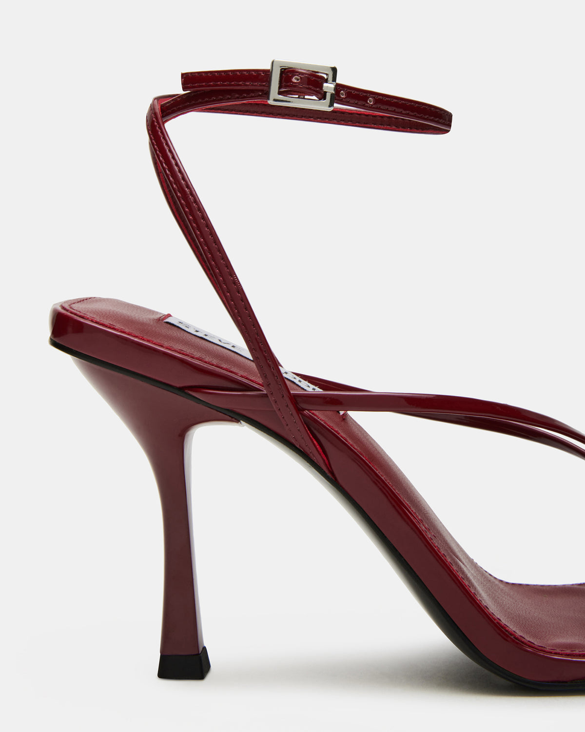 ANNIE Wine Women's Strappy Square Toe Heel - Steve Madden