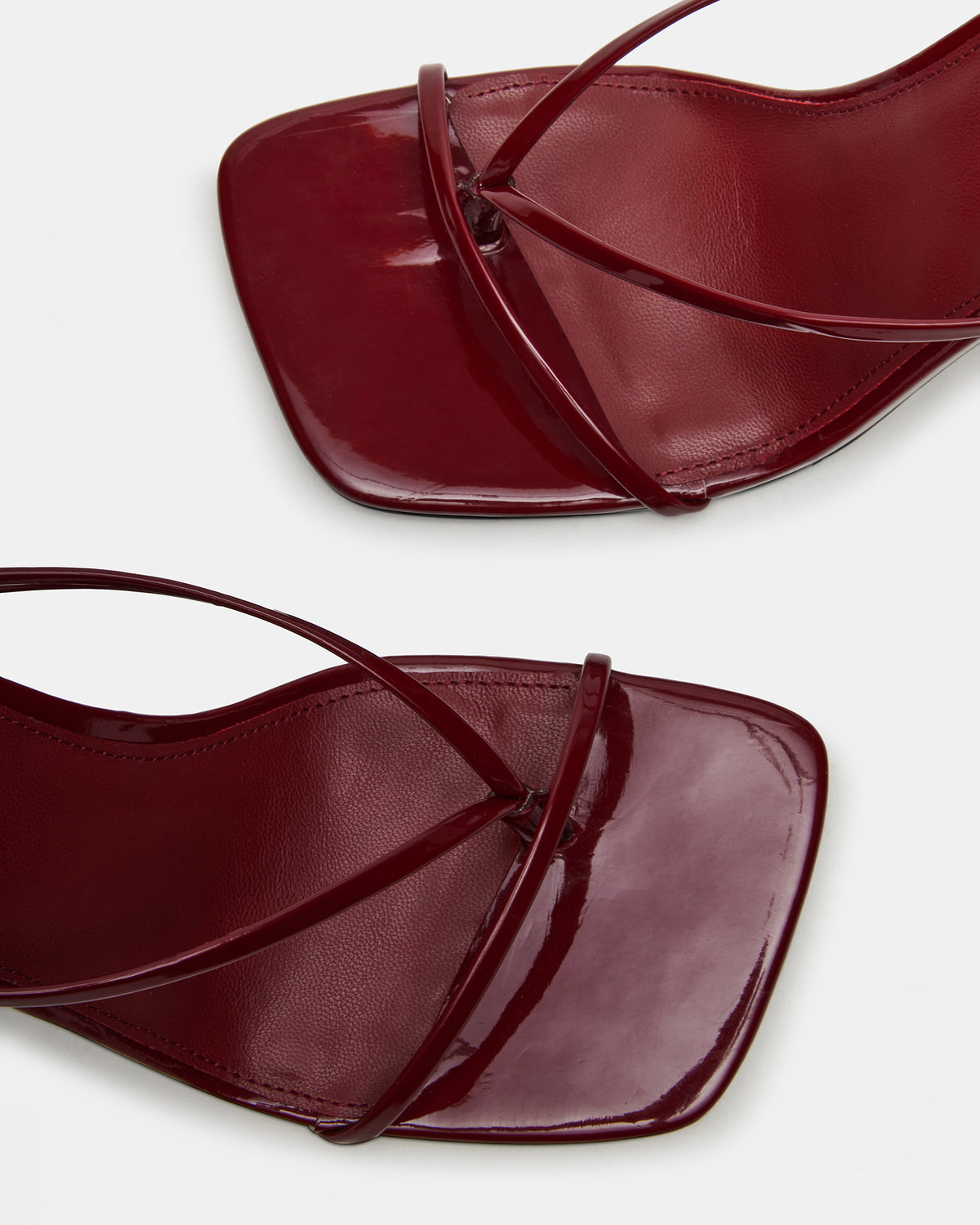 ANNIE Wine Women's Strappy Square Toe Heel - Steve Madden