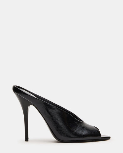 AGAZE Black Peep-Toe Stiletto Women's Heel - Steve Madden