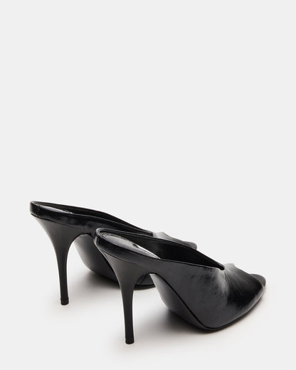 AGAZE Black Peep-Toe Stiletto Women's Heel - Steve Madden
