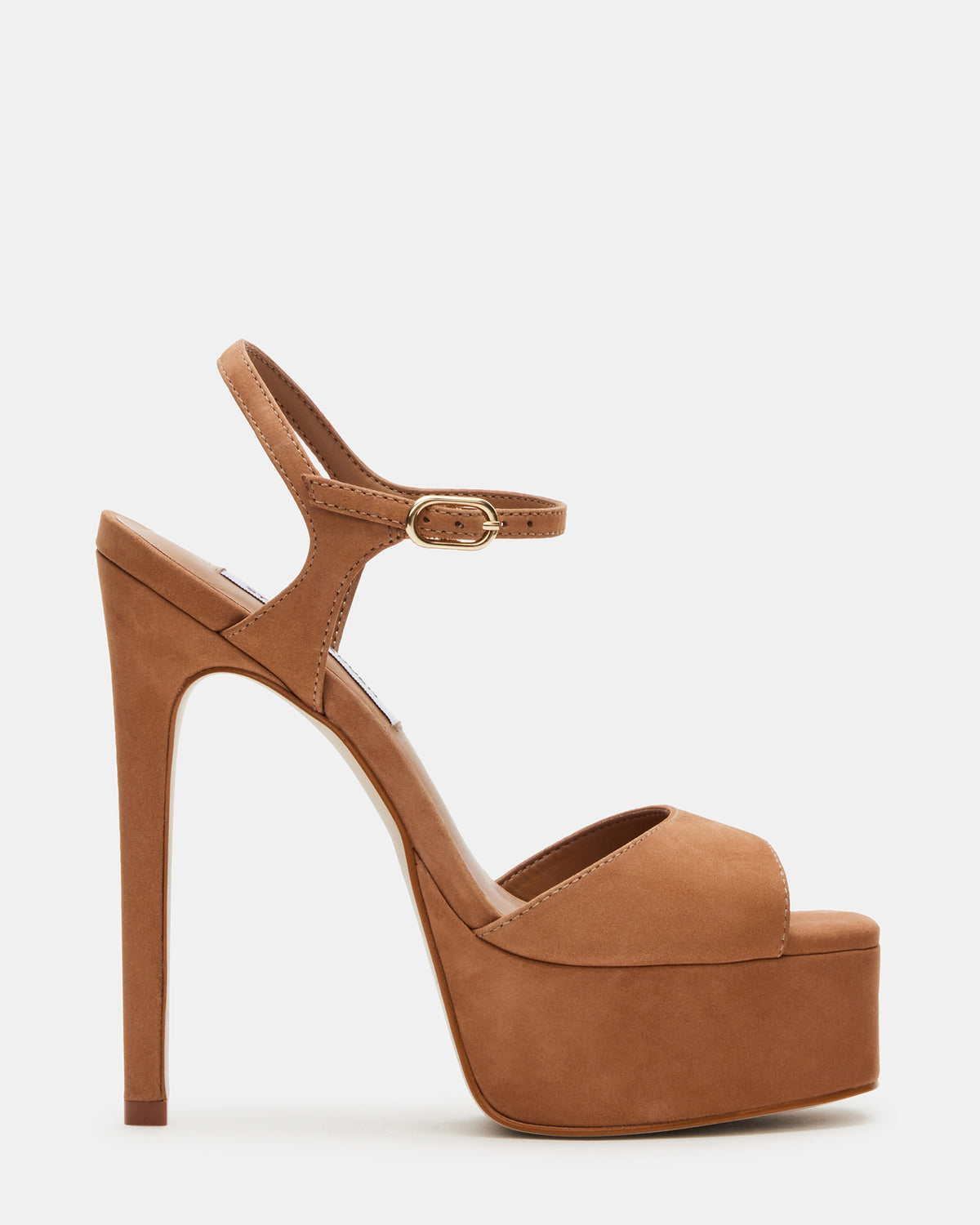 COLOGNE Tan Nubuck Platform Stiletto Women's Heel - Steve Madden