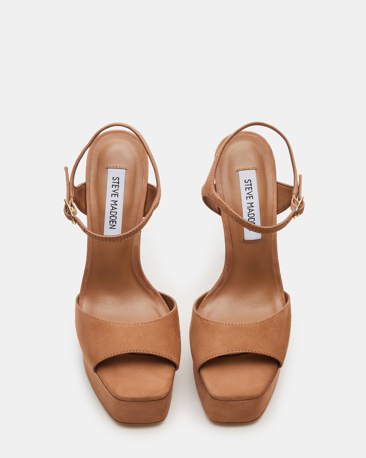 COLOGNE Tan Nubuck Platform Stiletto Women's Heel - Steve Madden