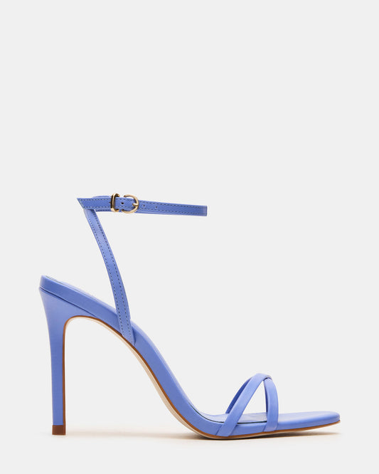 JYPSEY Blue Leather Strappy Stiletto Women's Heel - Steve Madden