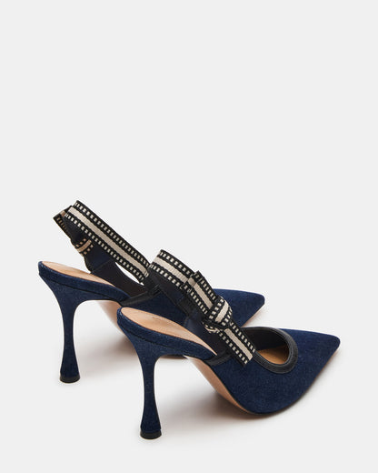 BRI Dark Denim Slingback Pump Women's Heel - Steve Madden