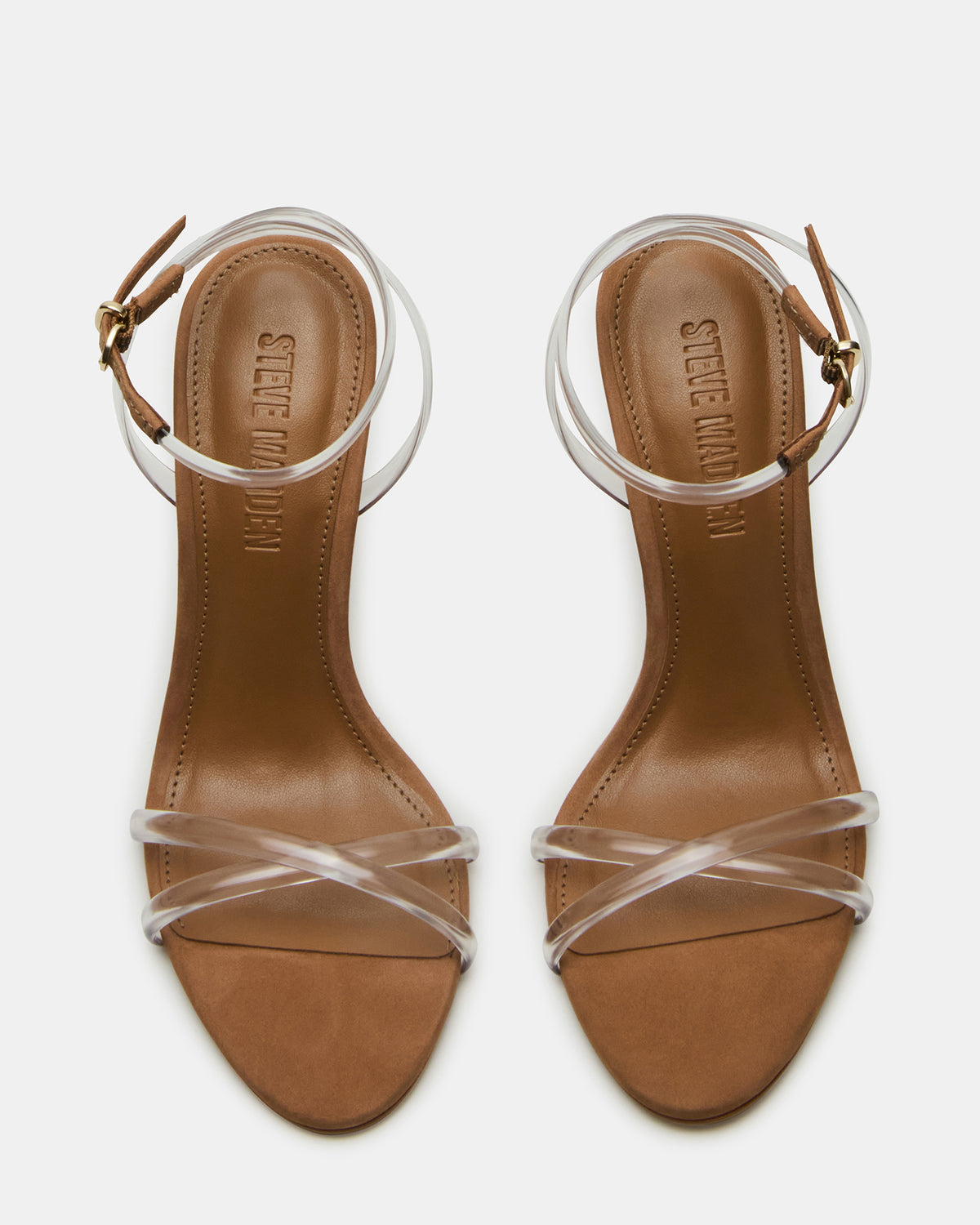 JYPSEY Clear Strappy Stiletto Women's Heel - Steve Madden