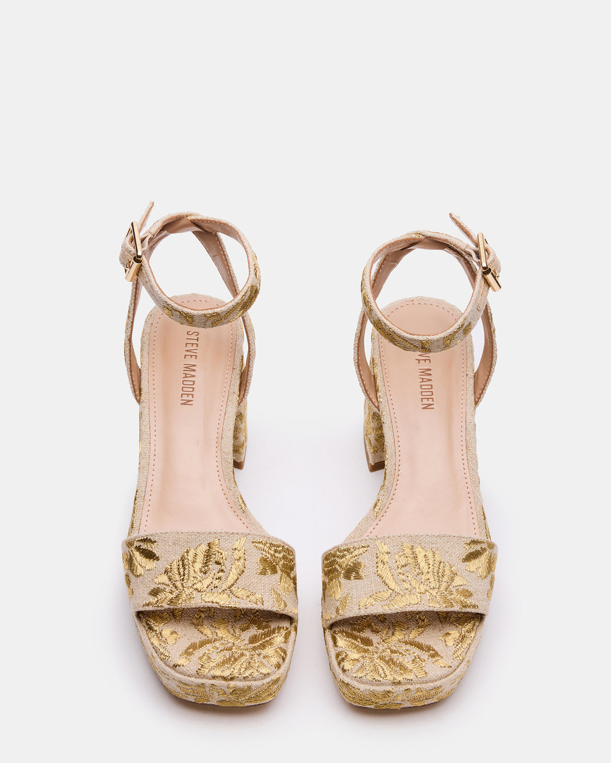 MERCERR Gold Multi Women's Platform Block Heel - Steve Madden