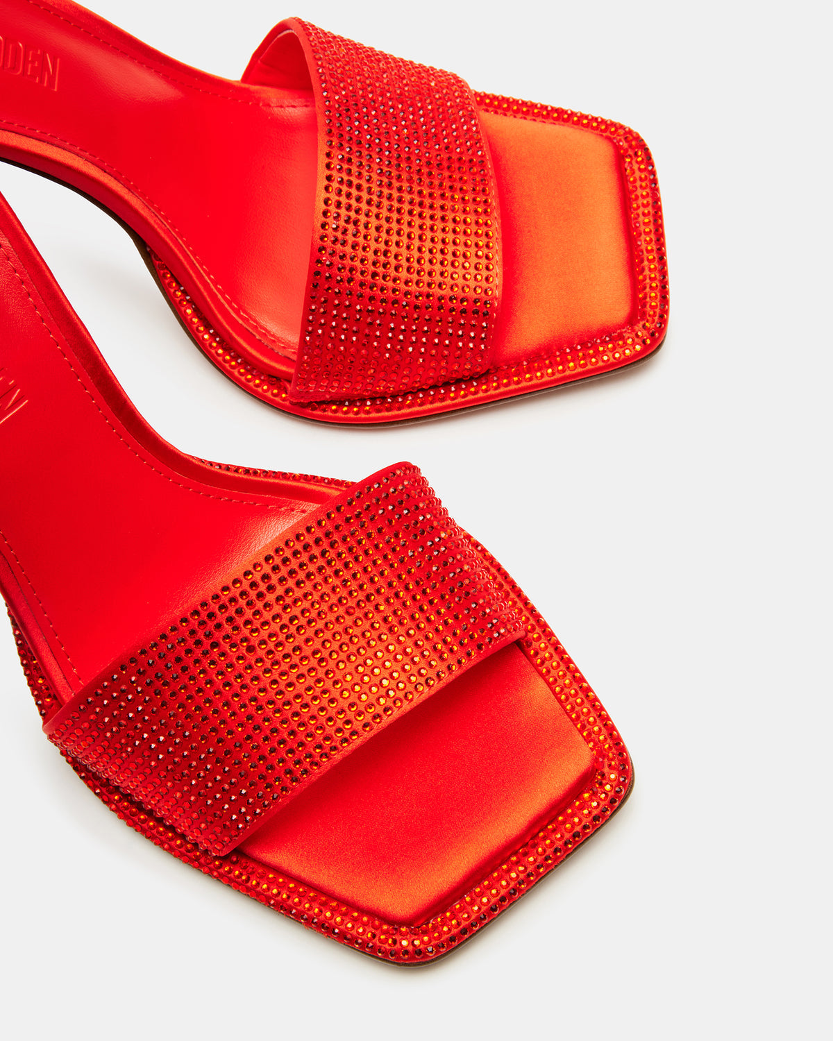 YARA Orange Women's Square-Toe Mule Heel - Steve Madden