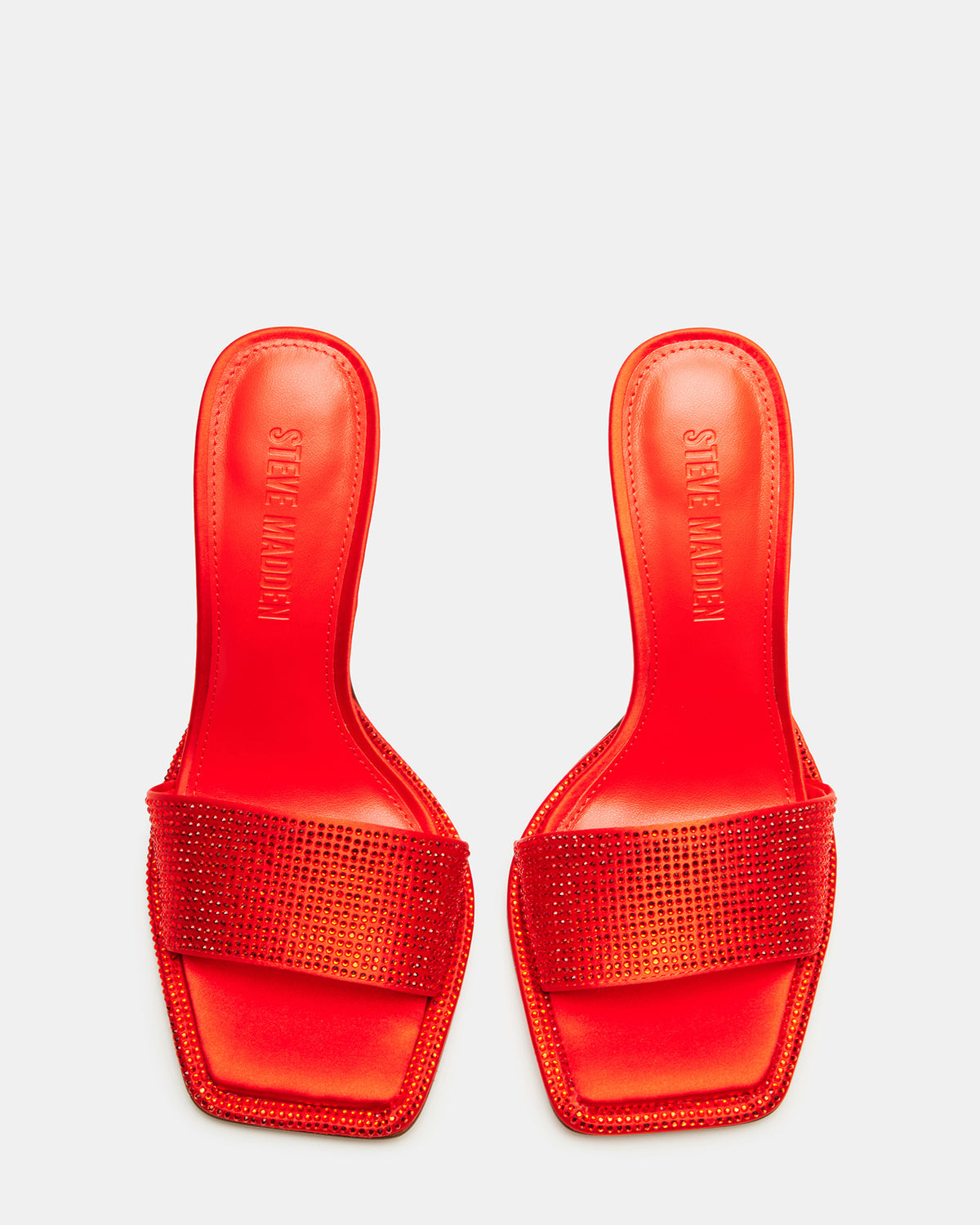 YARA Orange Women's Square-Toe Mule Heel - Steve Madden