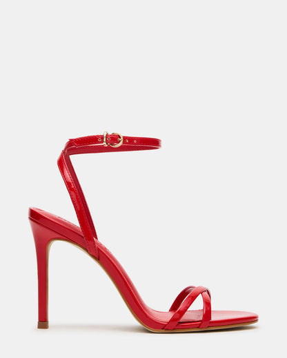 JYPSEY Red Patent Strappy Stiletto Women's Heel - Steve Madden