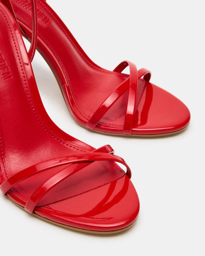 JYPSEY Red Patent Strappy Stiletto Women's Heel - Steve Madden