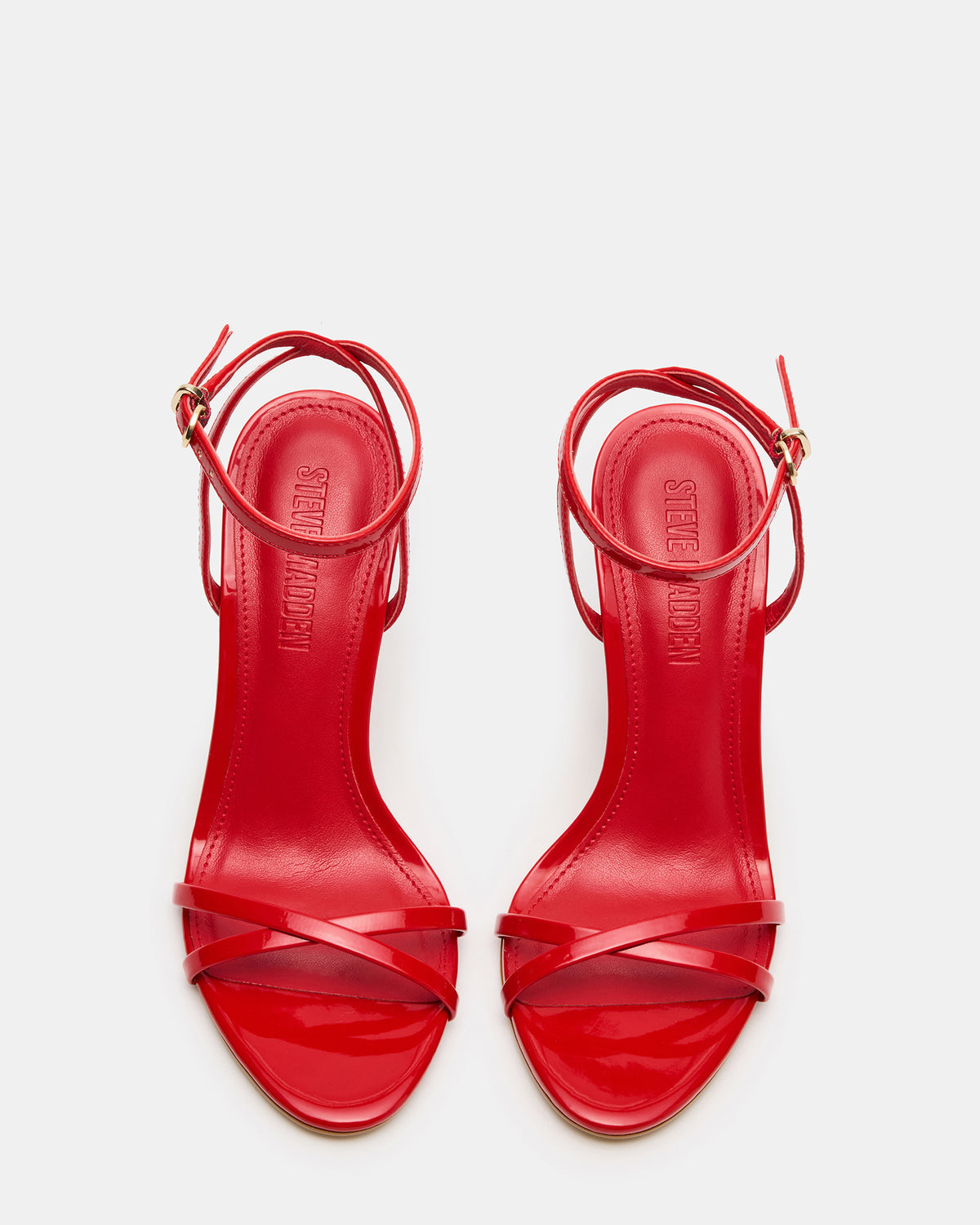 JYPSEY Red Patent Strappy Stiletto Women's Heel - Steve Madden