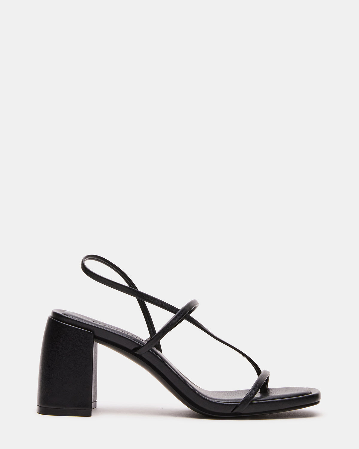 DIORA Black Women's Strappy Square-Toe Heel - Steve Madden