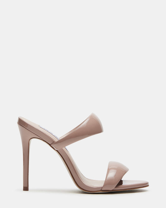 SATURN Blush Patent Stiletto Mule Women's Heel - Steve Madden