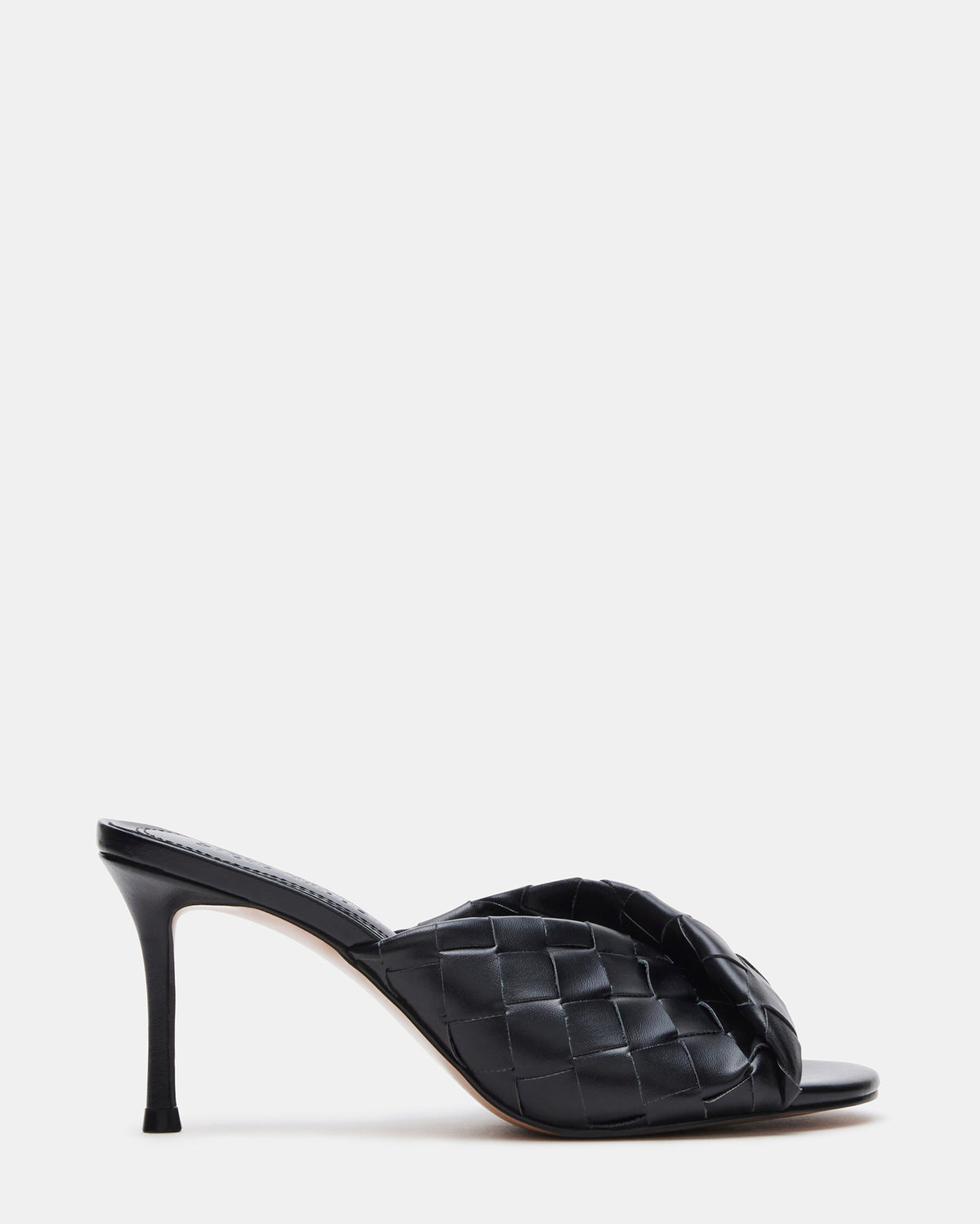 KOUTURE Black Stiletto Mule Heel | Women's Heels - Steve Madden