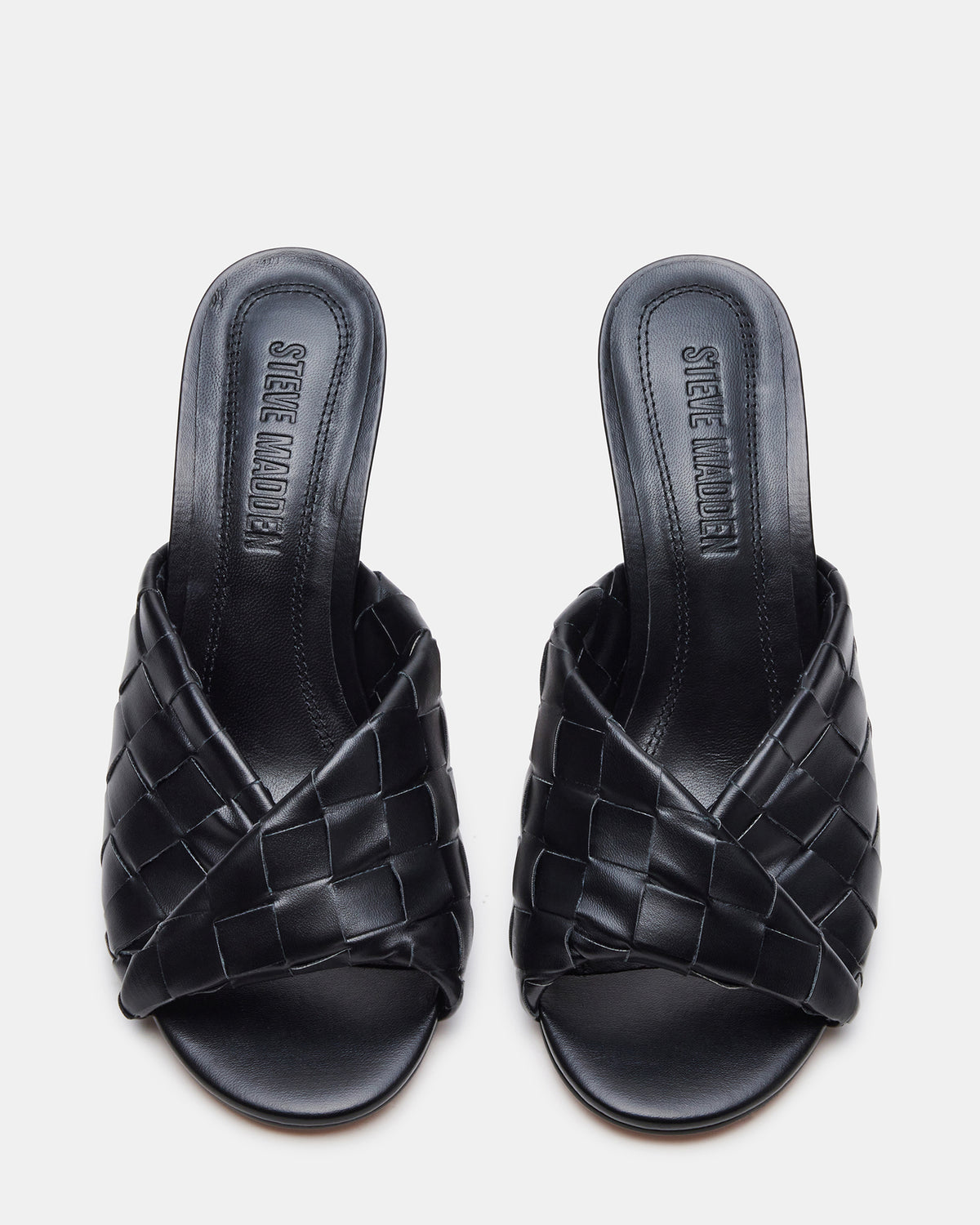 KOUTURE Black Stiletto Mule Heel | Women's Heels - Steve Madden