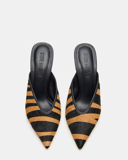LITA Tiger Pointed-Toe Mule Pump Women's Heel - Steve Madden