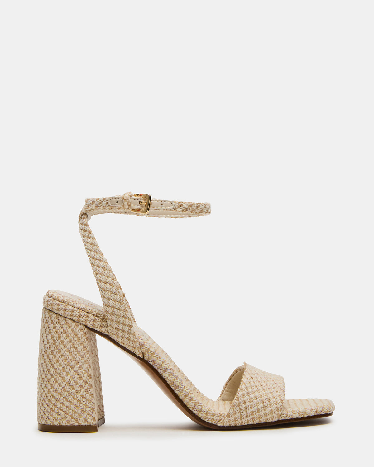 MESSA Raffia Women's Square-Toe Block Heel - Steve Madden