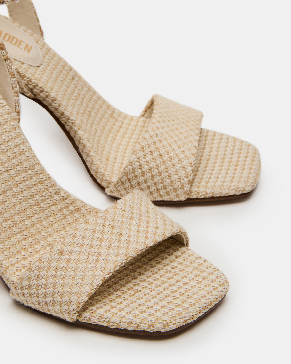 MESSA Raffia Women's Square-Toe Block Heel - Steve Madden