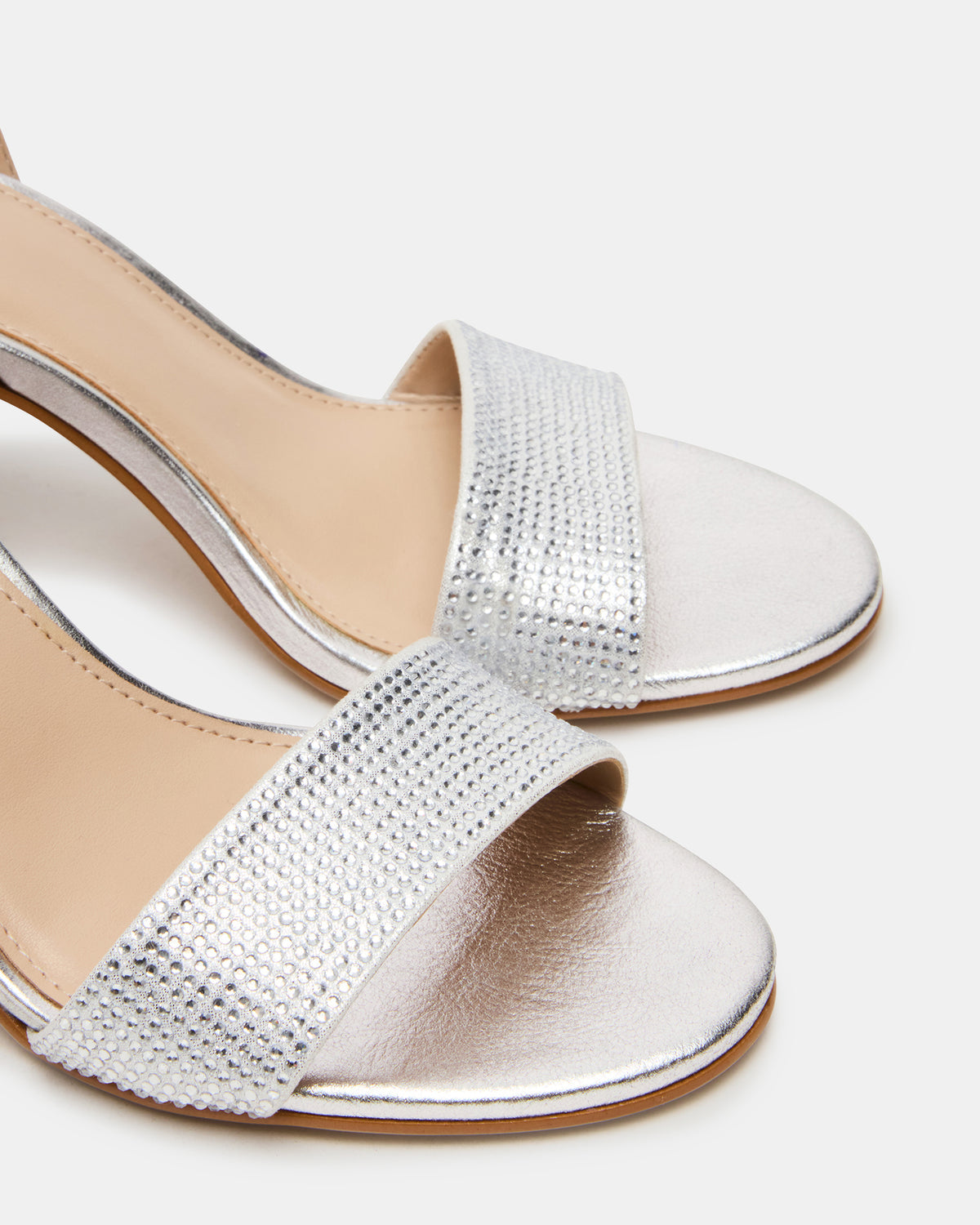 LARAH Rhinestone Rounded Toe Block Heel Women's Heel - Steve Madden