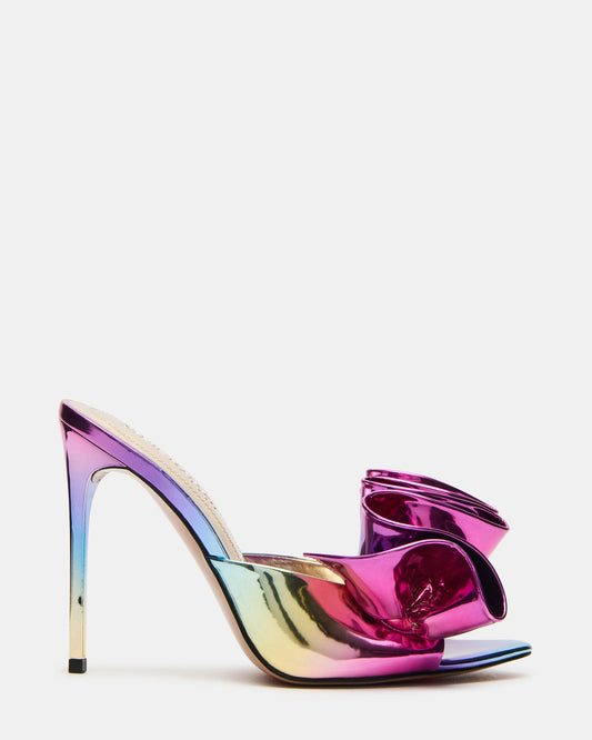 AFFINITY Metallic Multi Women's Pointed-Toe Stiletto Mule Heel - Steve Madden