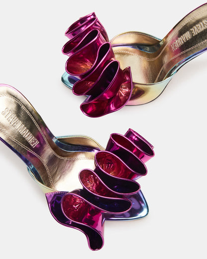 AFFINITY Metallic Multi Women's Pointed-Toe Stiletto Mule Heel - Steve Madden