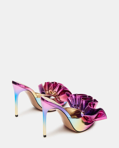 AFFINITY Metallic Multi Women's Pointed-Toe Stiletto Mule Heel - Steve Madden