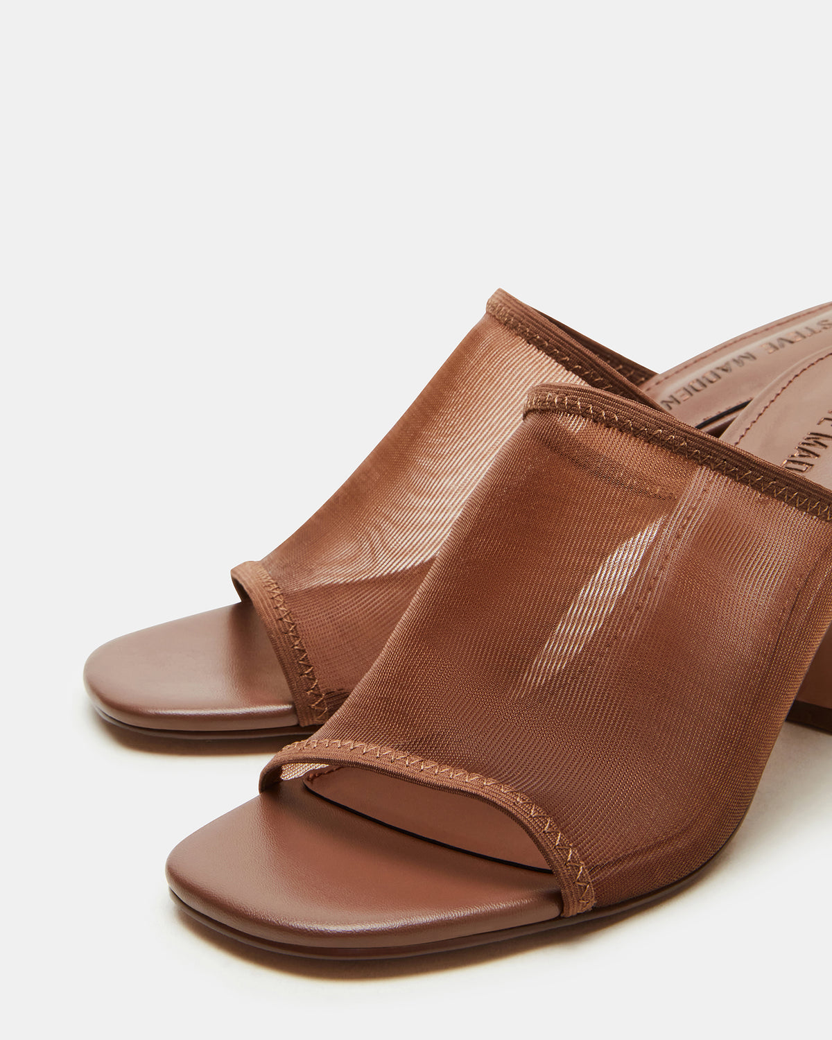 GLEAM Brown Women's Square-Toe Mule Heel - Steve Madden
