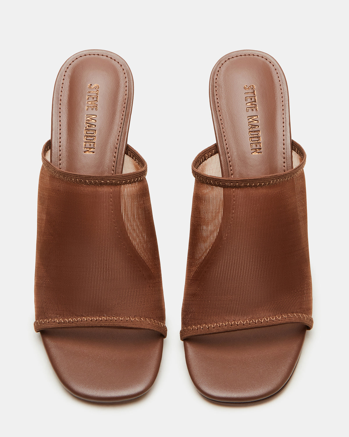GLEAM Brown Women's Square-Toe Mule Heel - Steve Madden