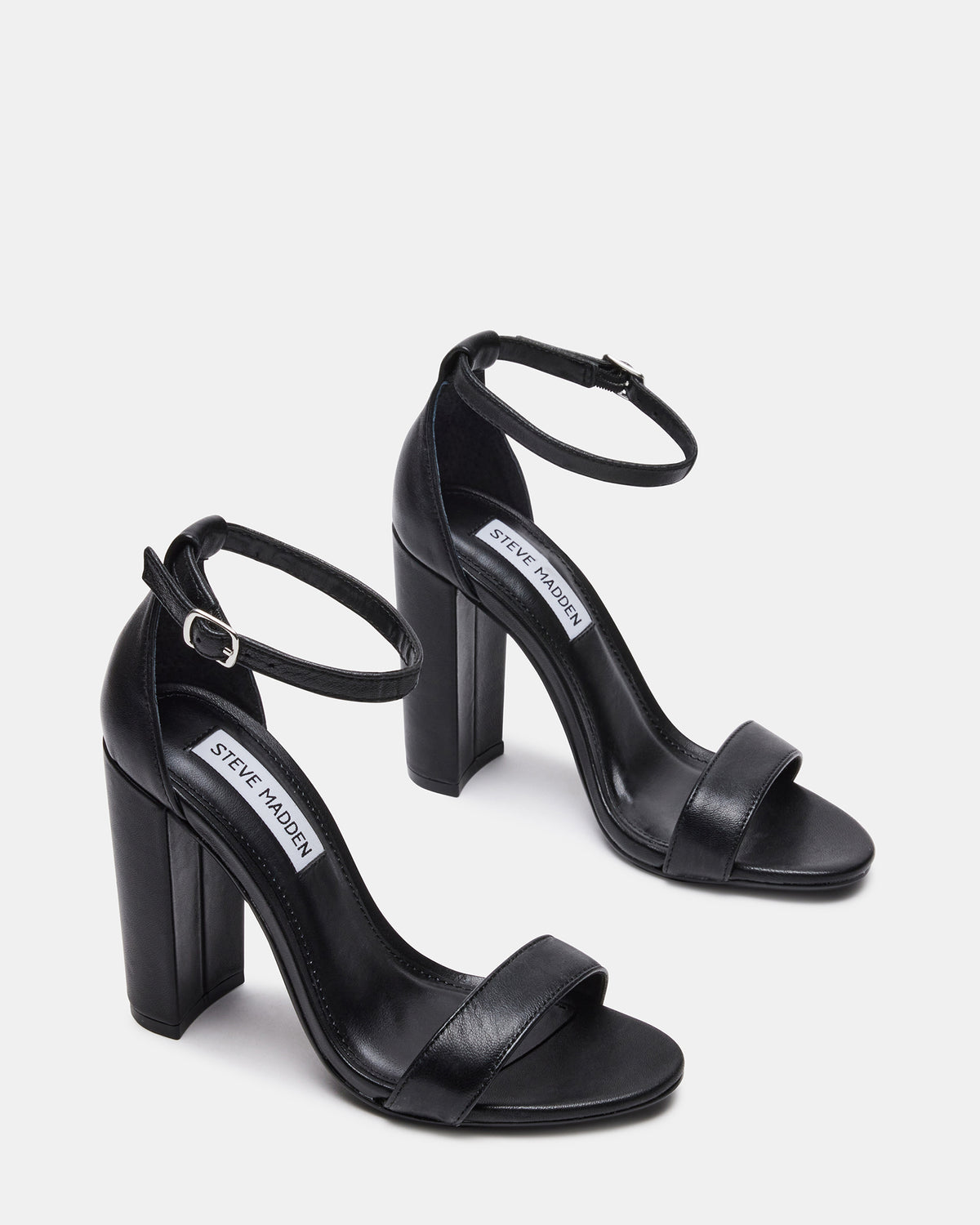 CARRSON Black Leather Women's Heel - Steve Madden