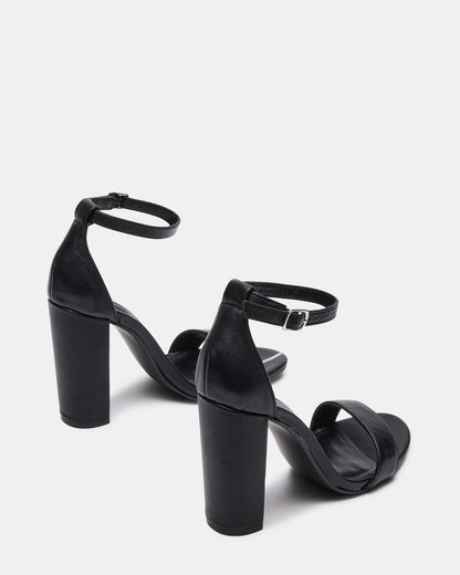CARRSON Black Leather Women's Heel - Steve Madden