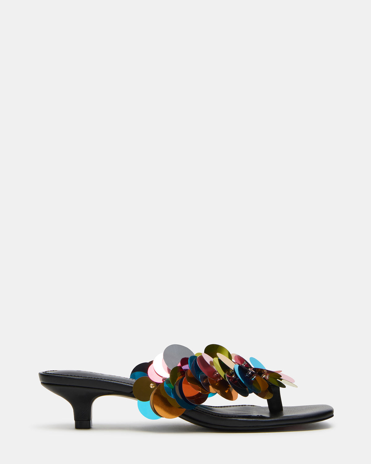TRACIE Bright Multi Thong Strap Women's Kitten Heel - Steve Madden